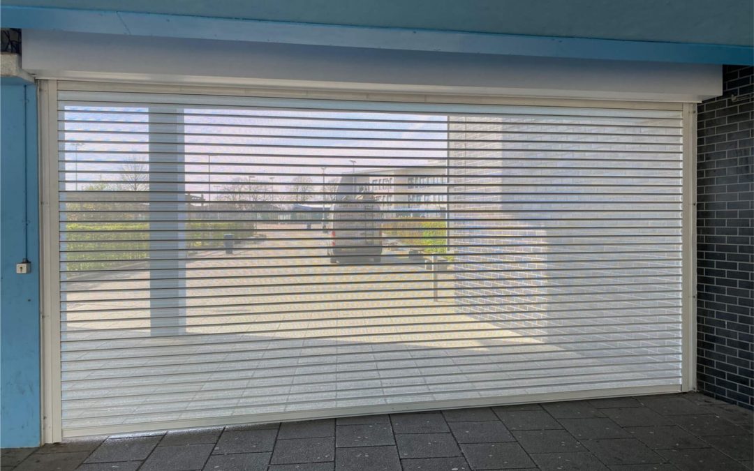 Essex upgraded facility’s security with a custom perforated roller shutter